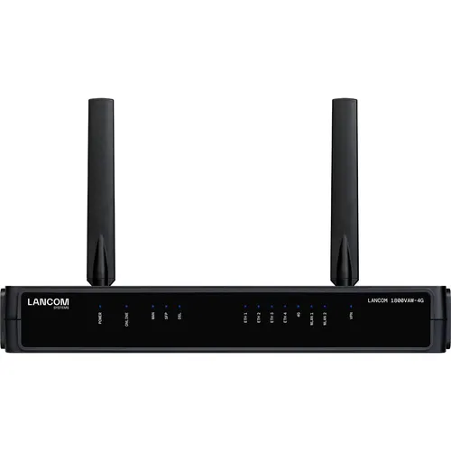 LANCOM 1800VAW-4G SD-WAN Gateway - Router mit VDSL, Wi-Fi 6 und 4G Unterstützung. Ideal für schnelle Internetverbindungen in Unternehmen.