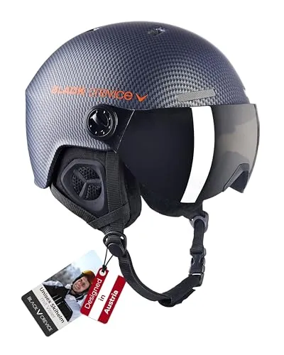 Black Crevice Skihelm Gstaad