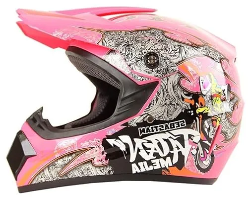 Motorradhelme Pink von Mud Defeater Motor