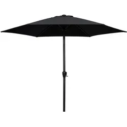 ebuy24 Joakim Parasol Ø3M Schwarz - Eleganter Sonnenschirm in Schwarz mit Ø3M, ideal für Garten und Terrasse. Verstellbar für optimalen Schatten und stilvolles Ambiente im Freien.
