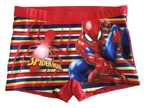Spiderman Boxer-Badehose MARVEL Badehose Marvel Spiderman Badehose Badeshorts Gr. 104 bis 134