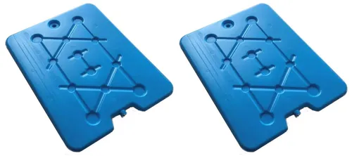 Kühlakku Kühlelemente XXL Blau für Kühltasche und Kühlbox 32 x 25,5 cm 2 Stück