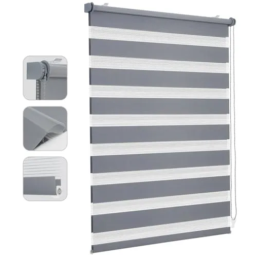 Sekey Doppelrollo Klemmfix 110 cm