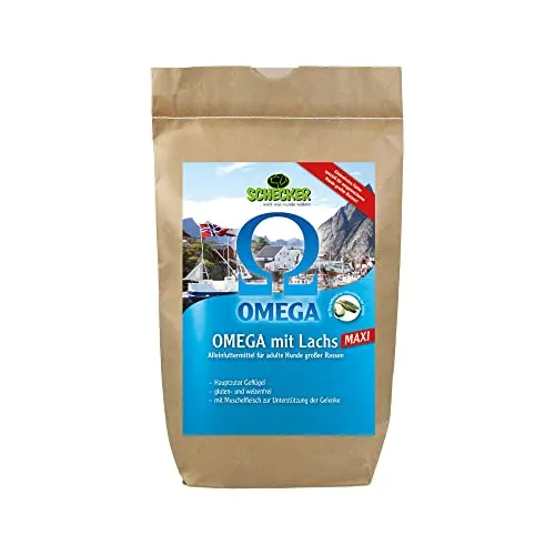 Schecker Hundefutter Omega mit Lachs von Schecker