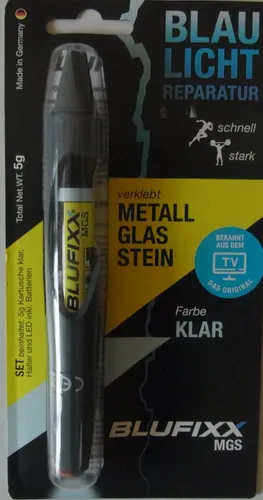 BLUFIXX Alleskleber für Metall, Glas und Stein