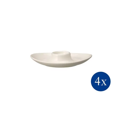 Villeroy & Boch Eierbecher For Me, 4 Stück, weiß in weiß von Villeroy & Boch
