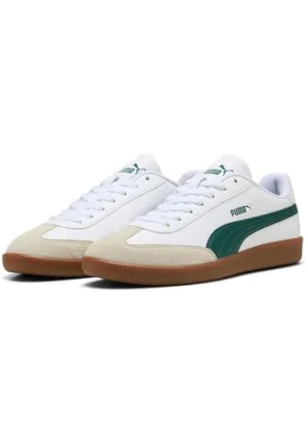 PUMA 9-T Unisex Sneaker Turnschuhe 398174 14 Weiss Grün, Größe 43 EU - Moderne Low-top Sneaker von PUMA, ideal für den Alltag. Bequeme Passform und stylisches Design für jeden Look.