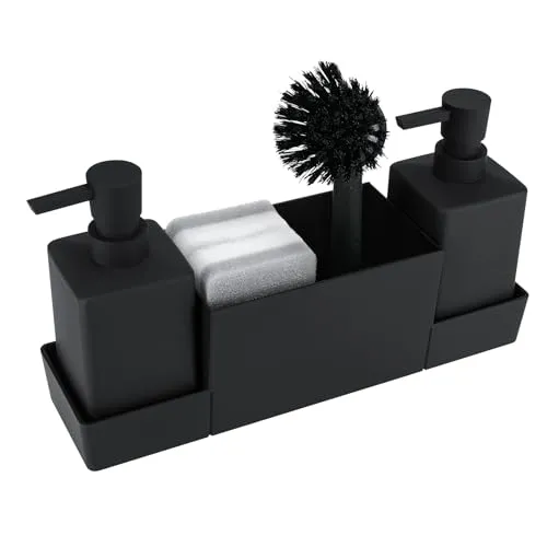 Seifen- & Lotionsspender Schwarz von Pavlleen