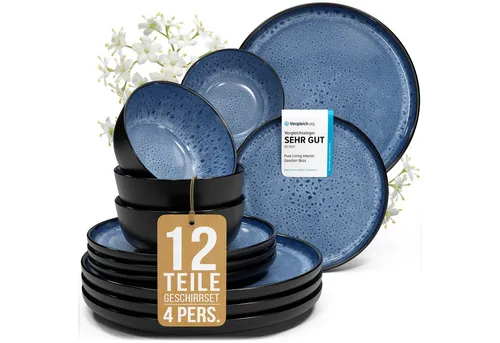 Geschirr Schwarz von PURE LIVING INTERIOR DESIGN