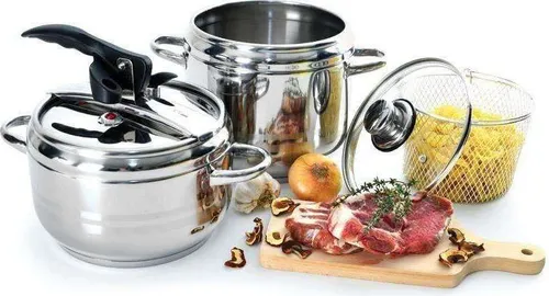 ORION Profi Schnellkochtopf Set 5L & 3.5L aus Edelstahl von Orion