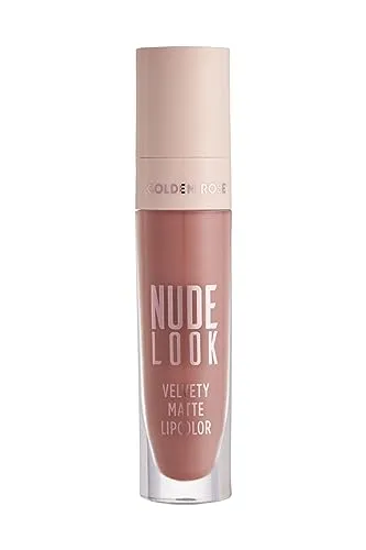 Golden Rose Nude Look Velvety Matte Lipcolor Liquid Nr.02 Peachy Nude