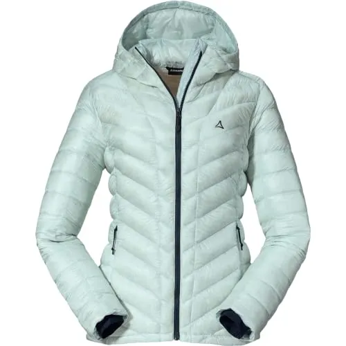 Schöffel Lodner Jacke Ballad Blue 44 - Stylische Jacke mit zwei praktischen Außentaschen und verstellbarer Kapuze. Ideal für Outdoor-Aktivitäten und vielseitige Einsatzmöglichkeiten.