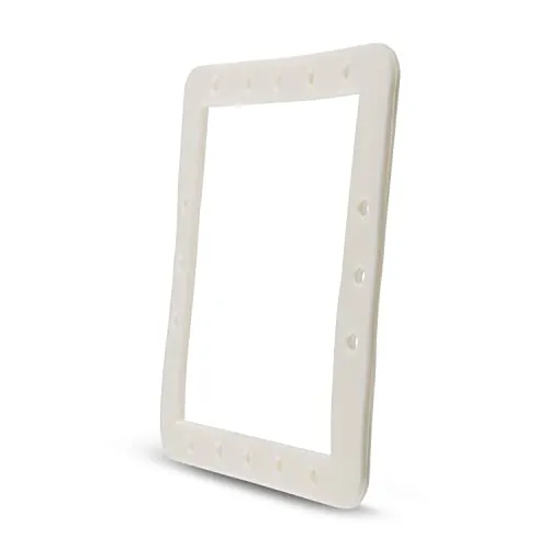 Paradies Pool Skimmer-Dichtung in Weiß, geeignet für Stahlwandbecken, Ersatzteil/Reserve, Gummidichtung, Innenmaße 140 x 145 mm, Menge: 1 Stück