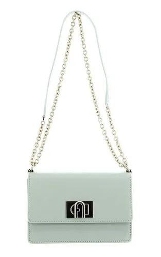 Furla Handtasche 1927 BAFKACO-ARE000-FEL00-1-007-20-B Grün - Elegante Handtasche aus hochwertigem Naturleder, in stilvollem Grün mit goldenen Verzierungen. Ideal für besondere Anlässe oder den Alltag.
