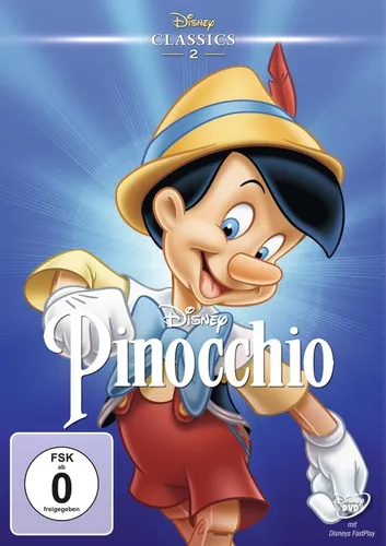 Pinocchio (Classics 2 Erstauflage im Pappschuber ) DVD -NEU-OVP  (R3/5/B3)