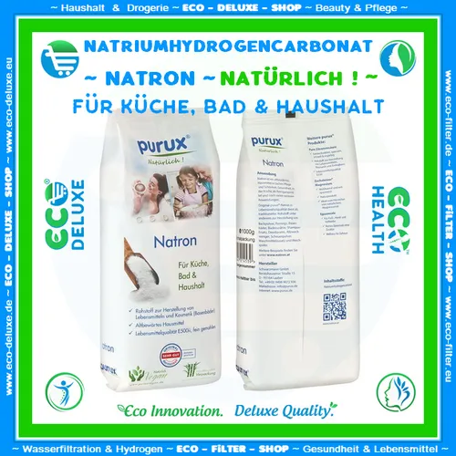 Natron Pulver 1kg von Purux