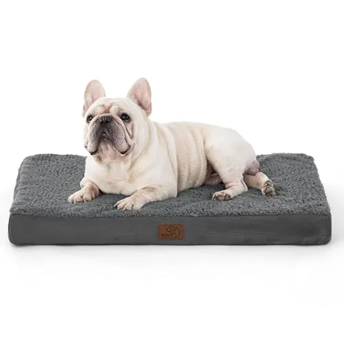 BEDSURE orthopädisches Hundebett kleine Hunde in grau von BEDSURE