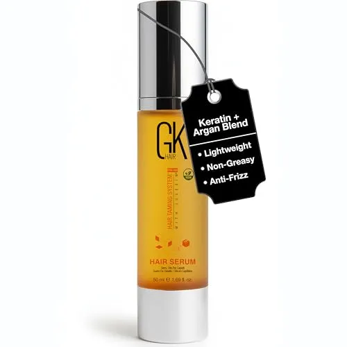 Gk Hair Serum 50 ml - Intensivpflege für gesundes Haar - Haarserum für glänzendes, geschmeidiges Haar, reduziert Frizz und schützt vor Hitzeschäden.