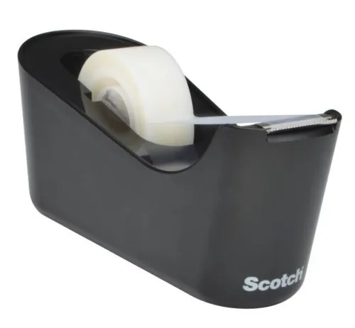 3M Scotch Tischabroller C18 - Tischabroller inkl. Klebefilm, stand- und rutschfest, für Rollen bis 19 mm Breite