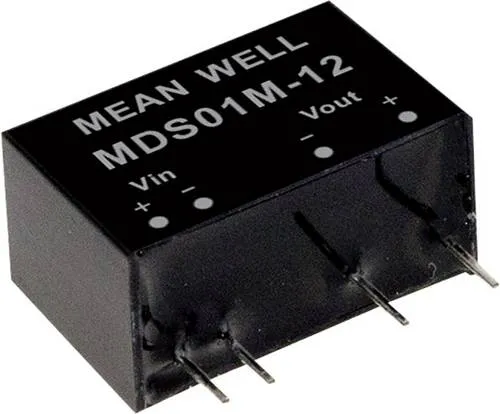 MEAN WELL MDS01L-12 DC/DC-Wandlermodul 84mA 1W Anzahl Ausgänge: 1 x Inhalt 1St.