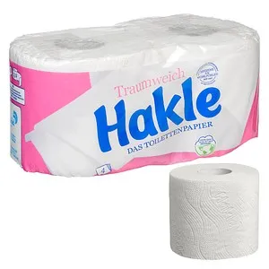 Hakle Toilettenpapier Traumweich 4-lagig, 2 Rollen