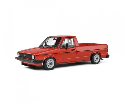 Volkswagen Caddy 1982 Solido 1:18 Modellauto Rot für Sammler - Modellauto in 1:18, detailgetreu und montiert, ideal für Sammler und VW-Fans, im ansprechenden Fensterkarton.
