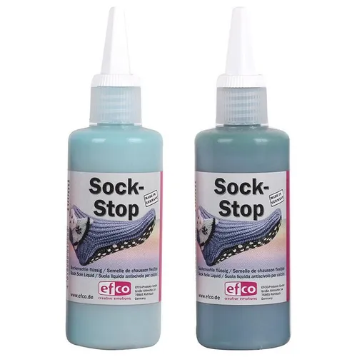 Sock Stop 2er-Set hellblau/dunkelblau - mehr Rutschfestigkeit & Halt für Socken