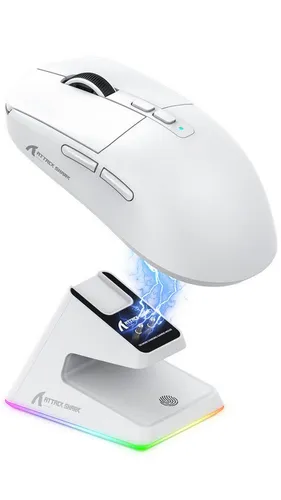 ATTACK SHARK X6 in weiß von Attack Shark