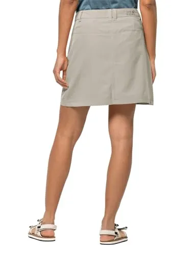 Jack Wolfskin Damen Sonora Skort Skort, Grau, 34 von Jack Wolfskin