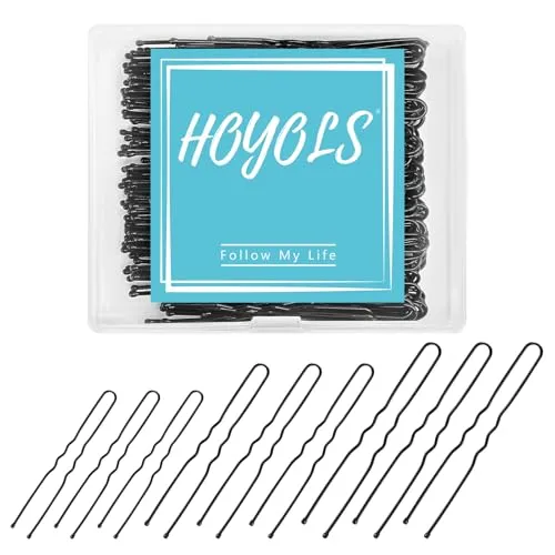 Haarklammern, -nadeln & -clips Schwarz von HOYOLS