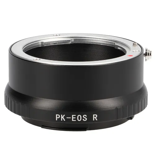Objektivadapter Pentax PK Bajonett an Canon EOS R Mount - PK-EOS R - Objektivadapter: Ermöglicht die Nutzung von Pentax PK Bajonett Objektiven an Canon EOS R Kameras für kreative Fotografie.