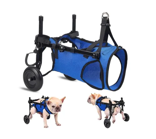 Rollstuhl für Hunde Hunderollstuhl Mobilitätshilfe Hundewagen verstellbar