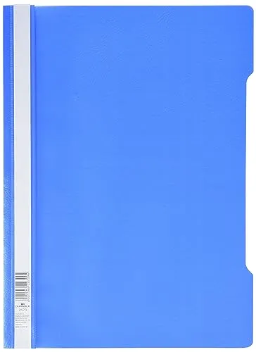 Durable Sichthefter A4 Standard, PP, 227 x 310 mm, hellblau, 50er Packung, 257306