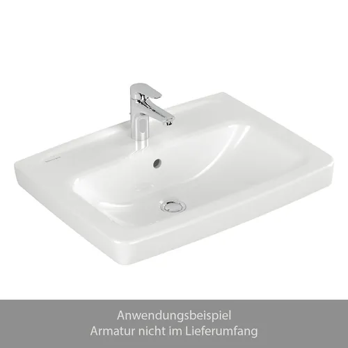 Villeroy & Boch NEWO Waschtisch eckig 650 mm