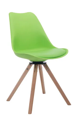 furnicato Besucherstuhl Troyes 84x48x56 cm Grün