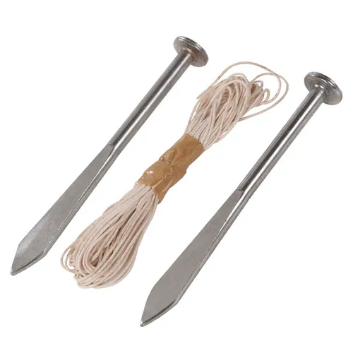 Geschmiedete Schnurnägel 160 mm 2er-Pack