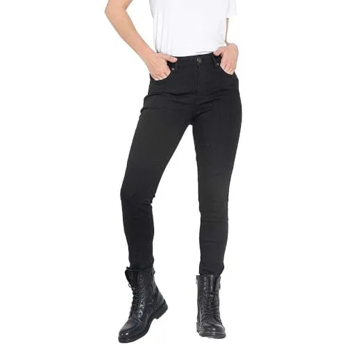 Produktbild John Doe Motorradjeans Ruby Lady XTM Monolayer Damen Motorradhose Slim Fit, Black, 32/32