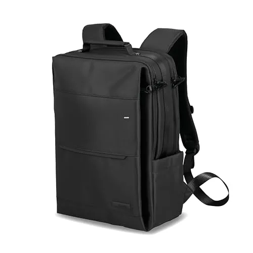Travelite Handgepäck Rucksack WORKFLOW 15,6 Zoll - Tagesrucksäcke: Praktischer Reiserucksack aus 100% recyceltem Material mit Sicherheitsfach und viel Stauraum für Laptop und Zubehör, ideal für umweltbewusste Reisende.