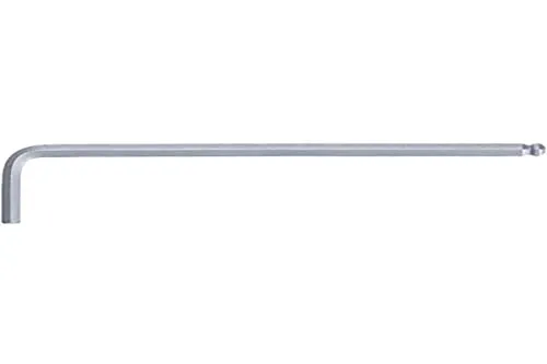 KS Tools 151.3102 Kugelkopf-Innensechskant-Winkelstiftschlüssel, XL, 2mm