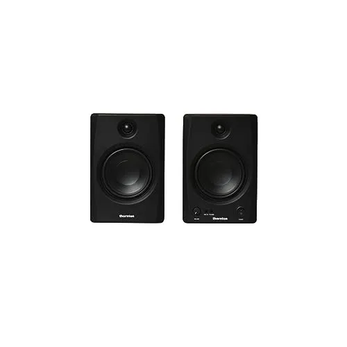 Thornton Pure 50 aktive Studiomonitore (Paar) – 60 W Klasse D, symmetrische/unsymmetrische Eingänge, Kopfhörerausgang, Akustik-Tuning und BT