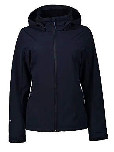 Icepeak Softshelljacke BRENHAM - Winddicht & Wasserabweisend - Funktionsjacke für Trekking & Wandern, atmungsaktiv und schnell trocknend, ideal für Outdoor-Aktivitäten bei jedem Wetter.