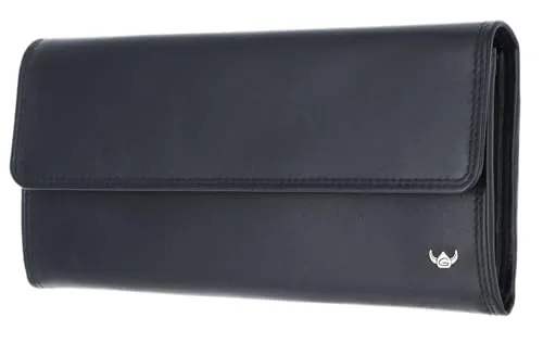 Golden Head Leder Geldbörse Polo RFID Protect Damenbörse 2828 Schwarz