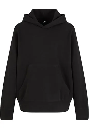 Urban Classics Herren Sweatshirt Schwarz 122-128 - Kapuzenpullover für Herren, der mit seinem weichen Material und lässigen Style ideal für Streetwear und jedes Casual Outfit ist.