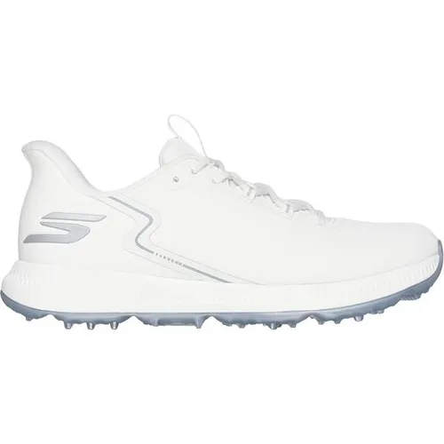 SKECHERS PERFORMANCE GO GOLF ELITE 6 - Damen Golfschuh - Genießen Sie Komfort und Stil mit dem SKECHERS GO GOLF ELITE 6. Dieser Damen-Golfschuh aus recycelten Materialien bietet eine wasserdichte Konstruktion, hervorragende Dämpfung und eine flexible Außensohle für optimalen Halt auf dem Golfplatz.