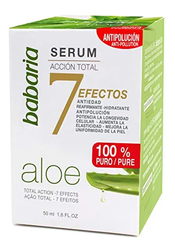 Babaria Aloe Vera Gesichtsserum 50 ml - Sonstige Gesichtspflegeartikel, intensiv feuchtigkeitsspendend und ideal zur Ergänzung Ihrer Pflegeroutine für frische, jugendliche Haut.