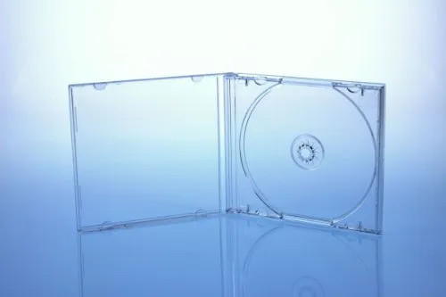 CD/DVD Jewelcase Hüllen für 1 Disc/glasklar/transparent 8