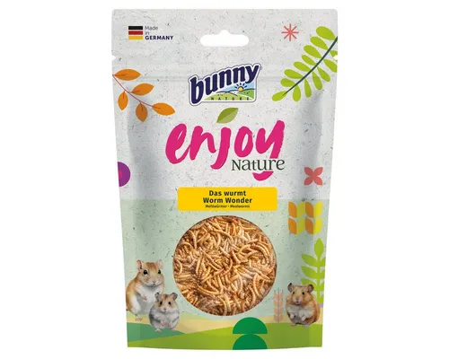 Bunny Nature enjoy Nature Das wurmt 60 g, für: Kleintier in rot von bunnyNature