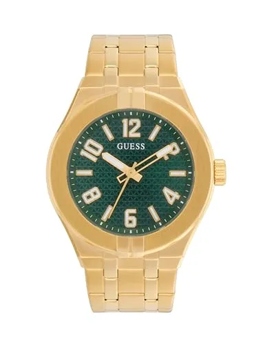 GUESS Herren Uhr Armbanduhr Escape GW0661G2 Edelstahl Gold von GUESS