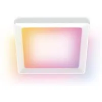 WiZ Deckenpanel Smart Eckig Ceiling 3,7 cm x 29,5 cm x 29,5 cm Weiß