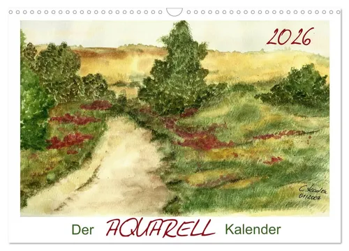 AQUARELL-Kalender 2026 von Cathrin Kaden